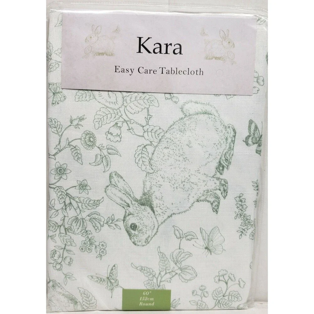 Printed Fabric Tablecloth 60
